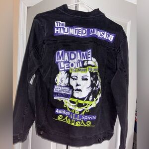 NWT - Disney’s The Haunted Mansion Madame Leota Black Denim Jacket